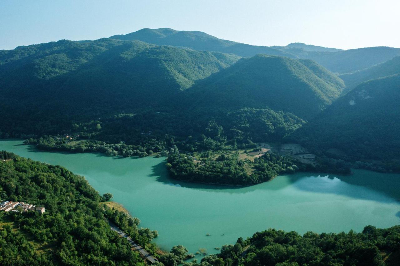 La Vista Panoramica Piu Bella Appartement Ascrea Buitenkant foto